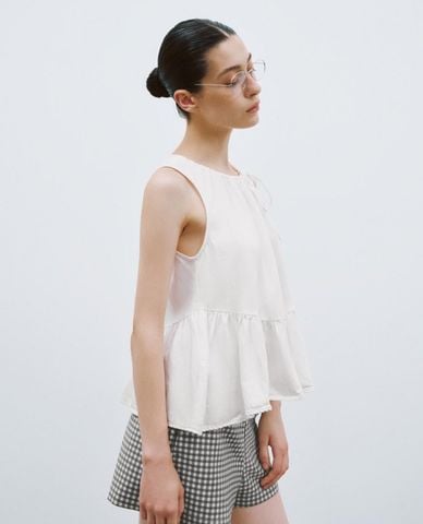  URBAN REVIVO - Áo sát nách nữ dáng xòe 