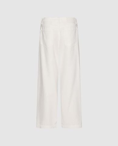  URBAN REVIVO - Quần jeans nữ ống rộng thanh lịch 