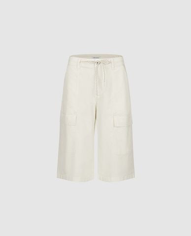  URBAN REVIVO - Quần short nữ ống rộng túi hộp 