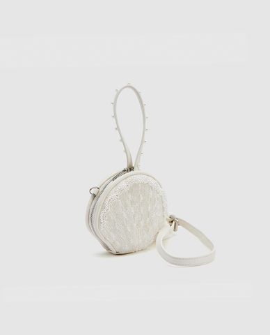  URBAN REVIVO - Túi đeo vai nữ Shell Pearl Décor 