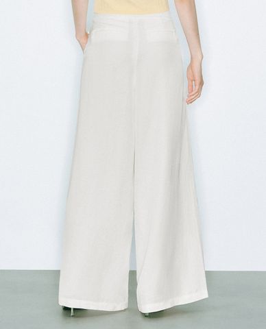  URBAN REVIVO - Quần nữ ống rộng thời thượng 