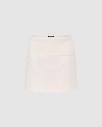  URBAN REVIVO - Chân váy dệt kim mini thời trang 