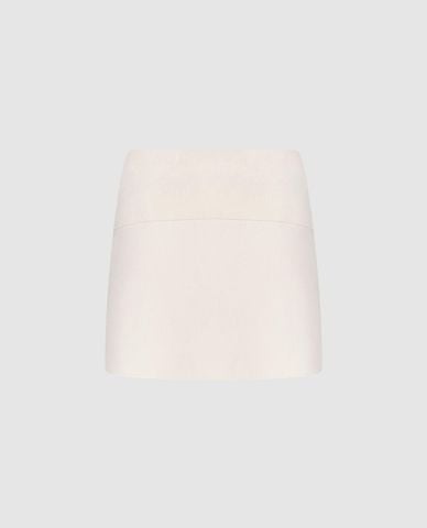  URBAN REVIVO - Chân váy dệt kim mini thời trang 