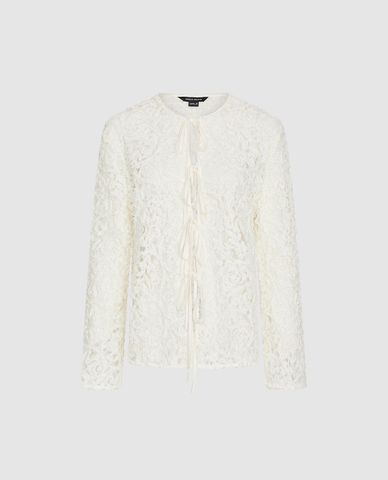  URBAN REVIVO - Áo kiểu nữ cột dây thời thượng 