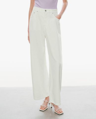  URBAN REVIVO - Quần jeans nữ ống đứng thời trang 
