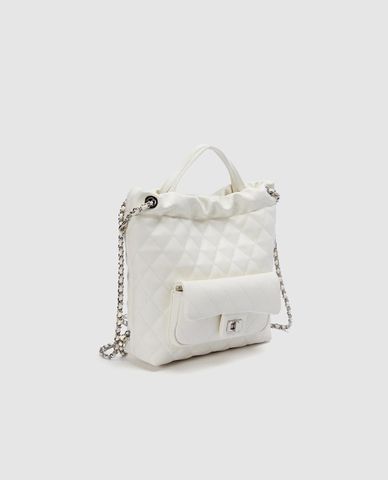  URBAN REVIVO - Balo nữ dây rút phối quai xích 