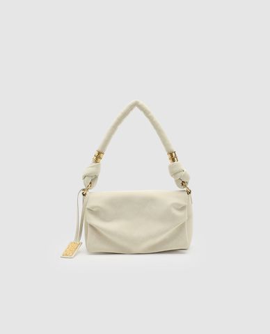  URBAN REVIVO - Túi đeo vai nữ phom chữ nhật thắt nút 