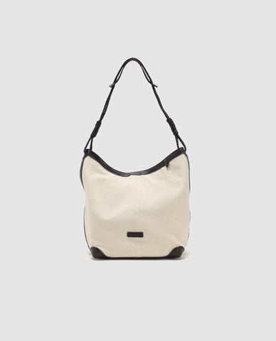  URBAN REVIVO - Túi tote nữ phom chữ nhật dây tết 