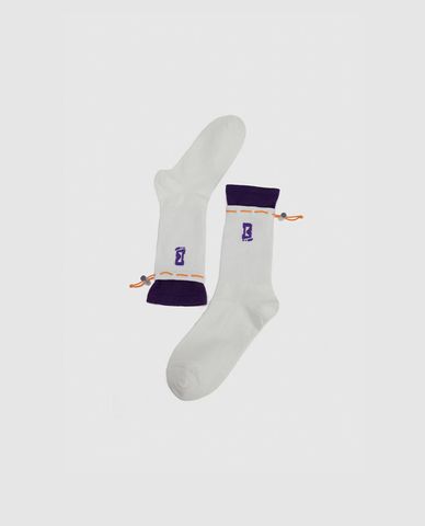  URBAN REVIVO - Vớ nữ cổ cao phối dây rút độc đáo 
