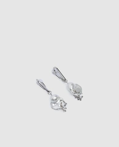  URBAN REVIVO - Khuyên tai nữ dáng thả bất đối xứng 