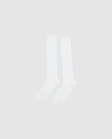  URBAN REVIVO - Vớ nữ cổ cao dệt gân 