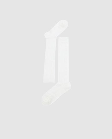  URBAN REVIVO - Vớ nữ cổ cao dệt gân 