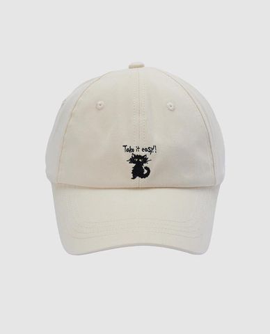  URBAN REVIVO - Nón bóng chày nữ in hình độc đáo 