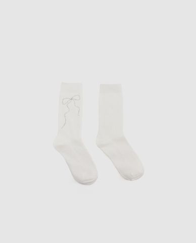  URBAN REVIVO - Vớ nữ cổ cao đính đá 