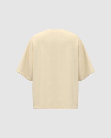  URBAN REVIVO - Áo thun nữ cổ tròn tay lỡ 