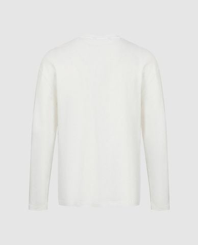  URBAN REVIVO - Áo thun nam cổ tròn tay dài họa tiết độc đáo 