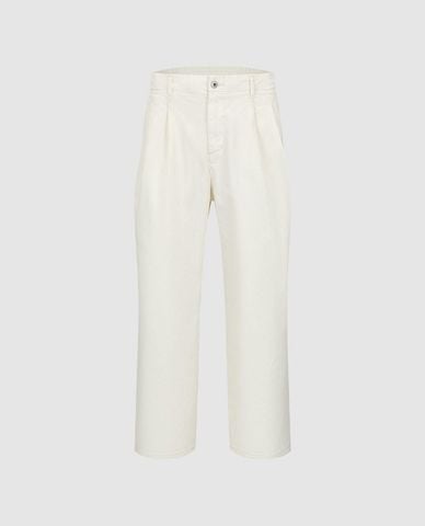  URBAN REVIVO - Quần jeans nam ống rộng thanh lịch 