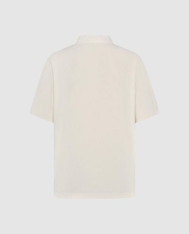  URBAN REVIVO - Áo polo nam tay ngắn phối khoá zip 
