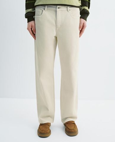  URBAN REVIVO - Quần jeans nam ống đứng hiện đại 