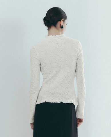  URBAN REVIVO - Áo dệt kim nữ tay dài thanh lịch 