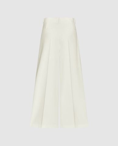  URBAN REVIVO - Quần nữ ống rộng xếp li thanh lịch 