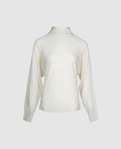  URBAN REVIVO - Áo dệt kim nữ cổ lọ tay dài thanh lịch 