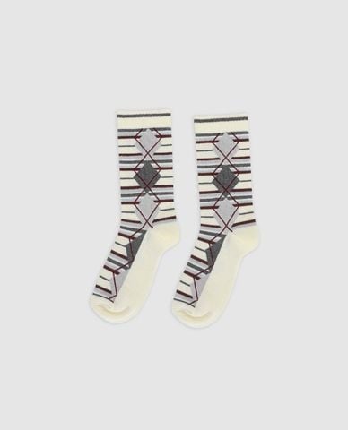  URBAN REVIVO - Vớ unisex cổ cao dệt họa tiết 
