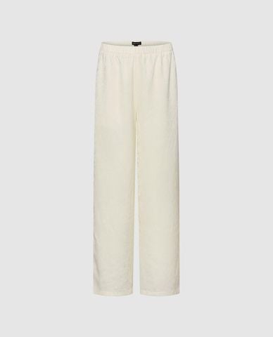  URBAN REVIVO - Quần nữ ống rộng lưng thun 
