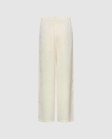  URBAN REVIVO - Quần nữ ống rộng lưng thun 