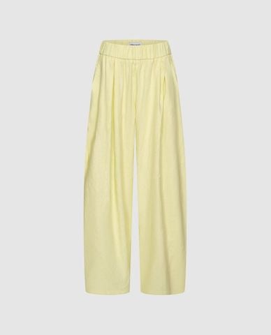  URBAN REVIVO - Quần nữ ống rộng lưng thun 