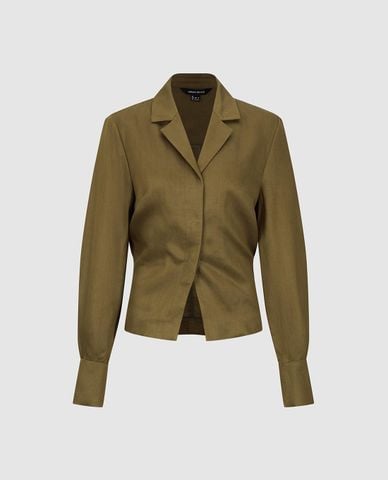  URBAN REVIVO - Áo khoác blazer nữ phom ôm thanh lịch 