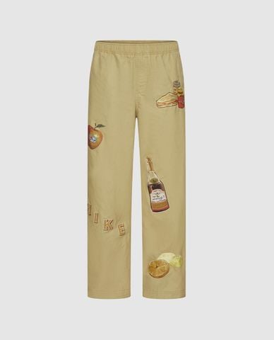  URBAN REVIVO - Quần nam ống đứng phối họa tiết 