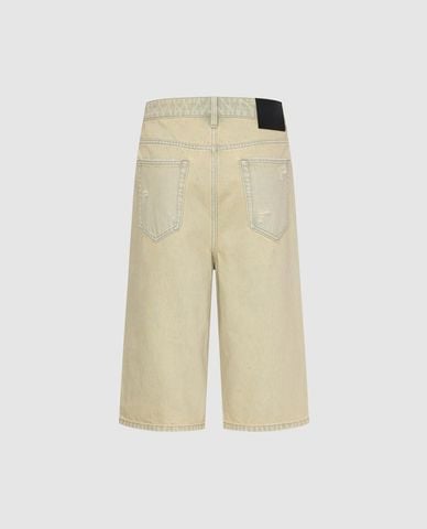  URBAN REVIVO - Quần jeans nam ống rộng rách gối 