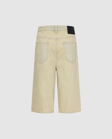 URBAN REVIVO - Quần jeans nam ống rộng rách gối 