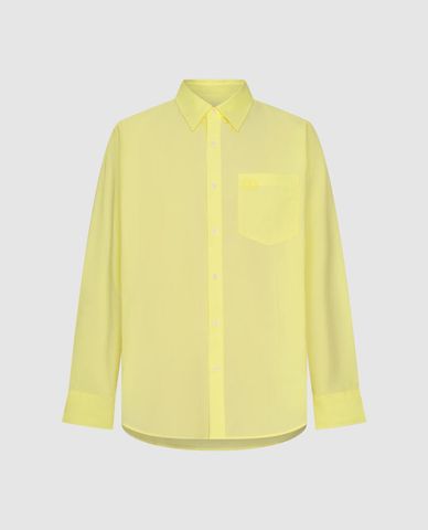  URBAN REVIVO - Áo sơ mi nam cổ bẻ tay dài cổ điển 