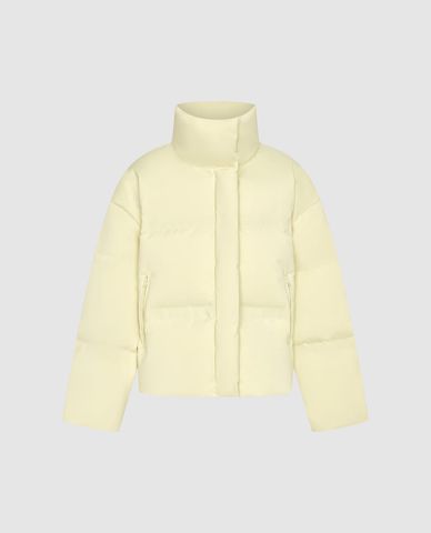  URBAN REVIVO - Áo khoác phao nữ cổ trụ tay dài 