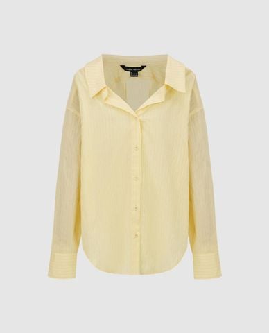  URBAN REVIVO - Áo sơ mi nữ cổ bẻ tay dài 