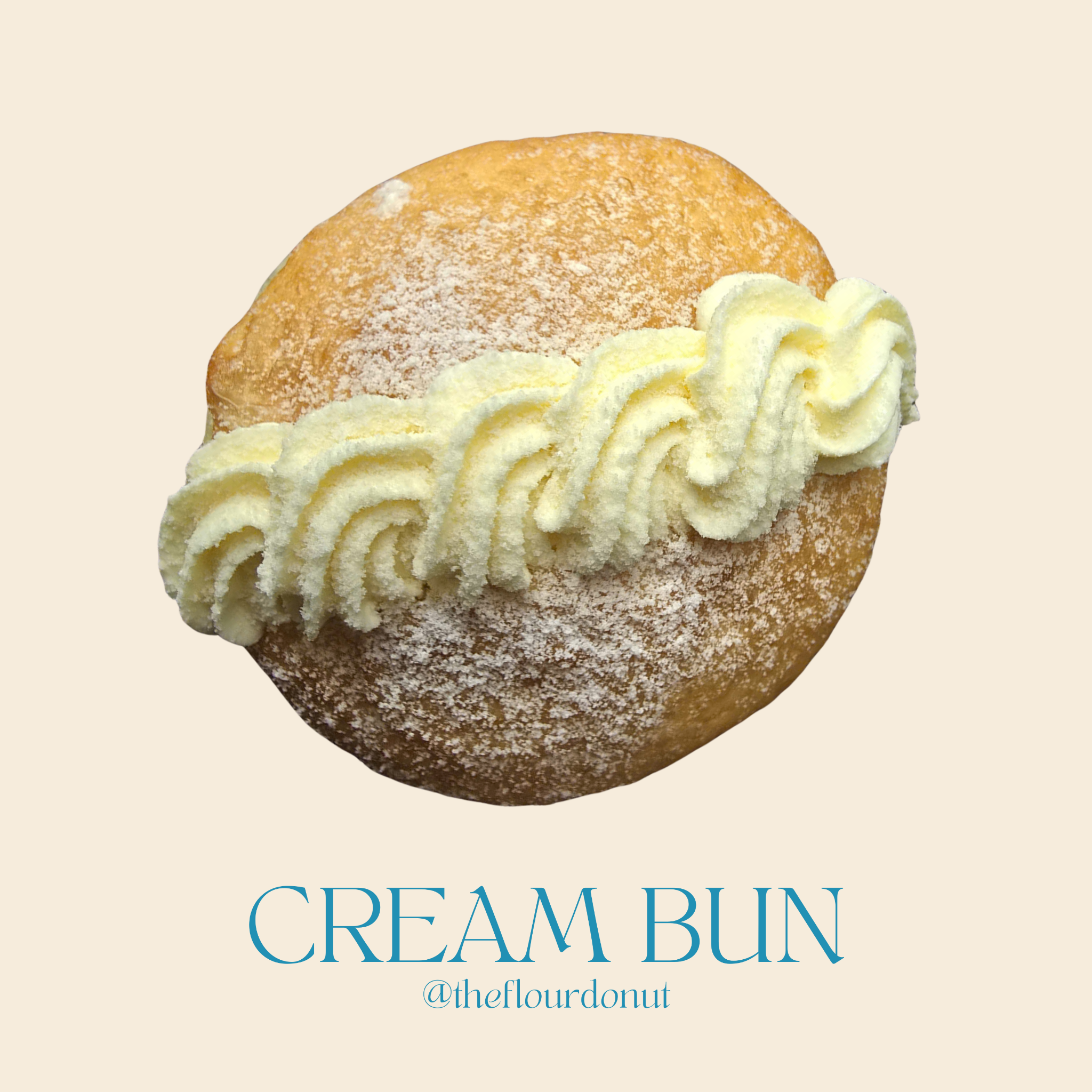  CREAM BUN DONUT 