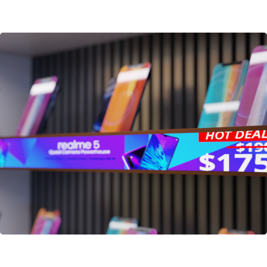  Bar Display – Signage ( SOLUM ) 