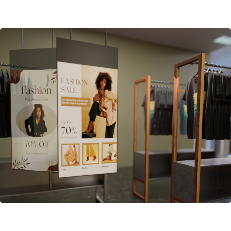  Dual Display – Signage ( SOLUM ) 