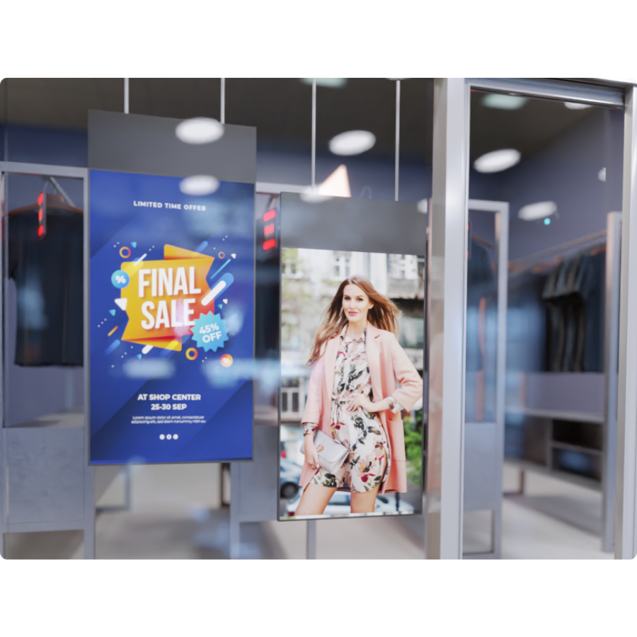  Dual Display – Signage ( SOLUM ) 