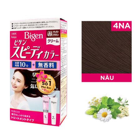 Thuốc Nhuộm Tóc Bigen Speedy Color Cream Phủ Bạc Dạng Kem Hộp 80g