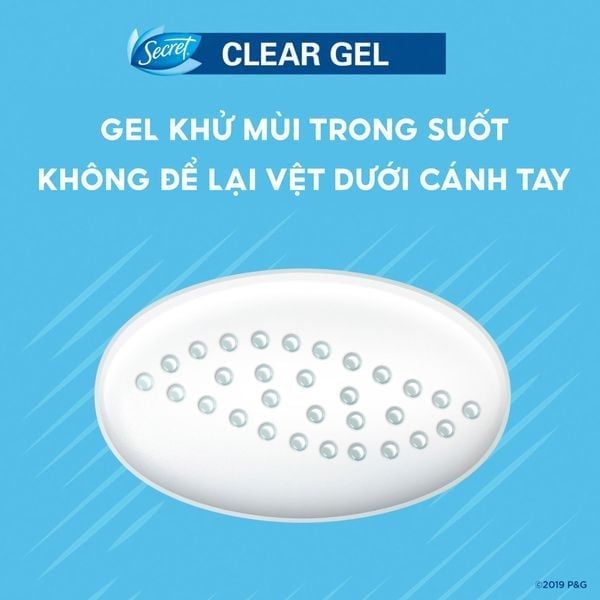 Gel Khử Mùi Secret Giảm Tiết Mồ Hôi Hương Lavender 73g Clear Gel Deodorant #Lavender (Hàng Mỹ Nhập Khẩu Chính Hãng)