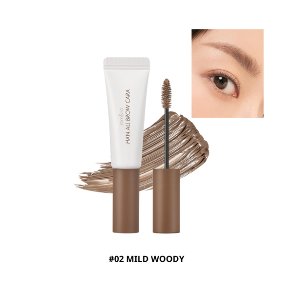 Mascara Chân Mày Tự Nhiên Romand Han All Brow Cara #02 Mild Woody