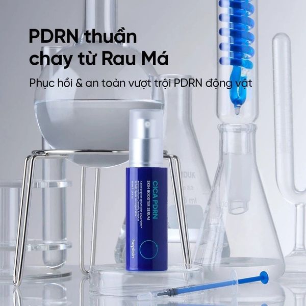 Serum Beplain Rau Má PDRN Phục Hồi, Cấp Ẩm, Căng Bóng Da 30ml Cica PDRN Skin Booster Serum