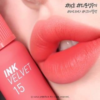 Son Kem Peripera Ink Velvet 15 – Beauty Peak Rose (màu hồng cam)