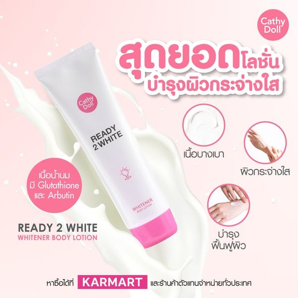 Sữa Dưỡng Thể Cathy Doll Ready 2 White Trắng Da 150ml
