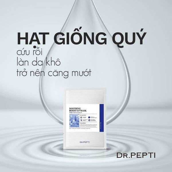 Mặt Nạ Dr.Pepti Làm Dịu Da, Siêu Cấp Ẩm Và Sáng Da 25ml Soothing Boost Up Mask