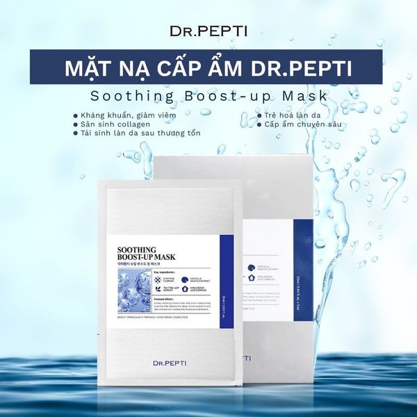 Mặt Nạ Dr.Pepti Làm Dịu Da, Siêu Cấp Ẩm Và Sáng Da 25ml Soothing Boost Up Mask