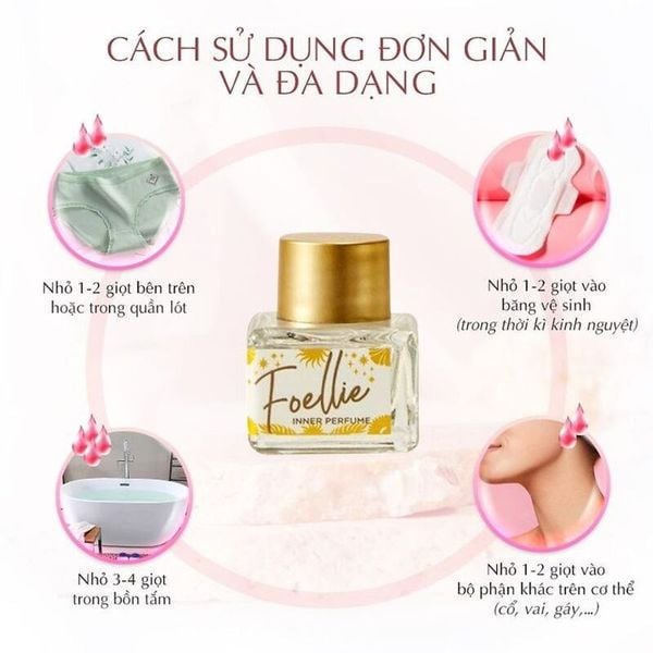Nước Hoa Vùng Kín Foellie Eau De Venus 5ml Hộp Tròn Vàng